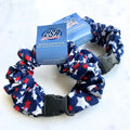 Team USA "Shooting" Stars Patriotic Buckle Scrunchie - No Snagging, No Tangles by Buckle Scrunchies by RE.STATEMENT