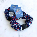Team USA "Shooting" Stars Patriotic Buckle Scrunchie - No Snagging, No Tangles by Buckle Scrunchies by RE.STATEMENT