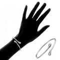Teardrop Bangle in Sterling Silver by DailySale
