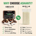 100% African Black Soap - Tea Tree by AshantiNaturals