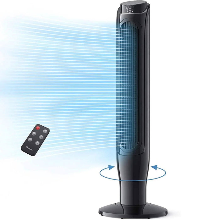 TECHVILLA 360° Oscillating Fan with Remote Control by DailySale