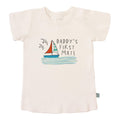 graphic tee | daddy's first mate by Finn + Emma