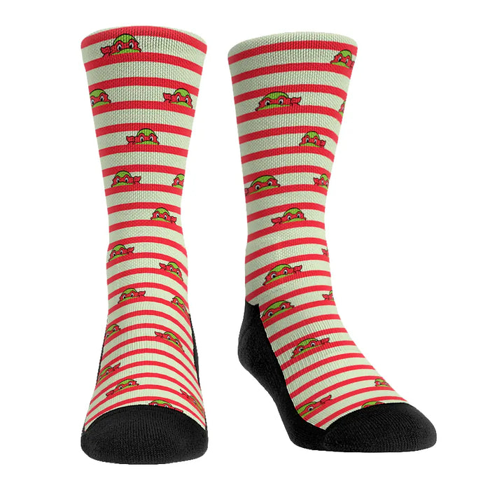 Teenage Mutant Ninja Turtles - Raphael - Peek-A-Boo Stripes by Rock 'Em Socks