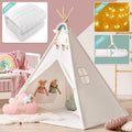 Teepee Tent for Kids - Play Tent Indoor Outdoor Cotton Canvas by DailySale