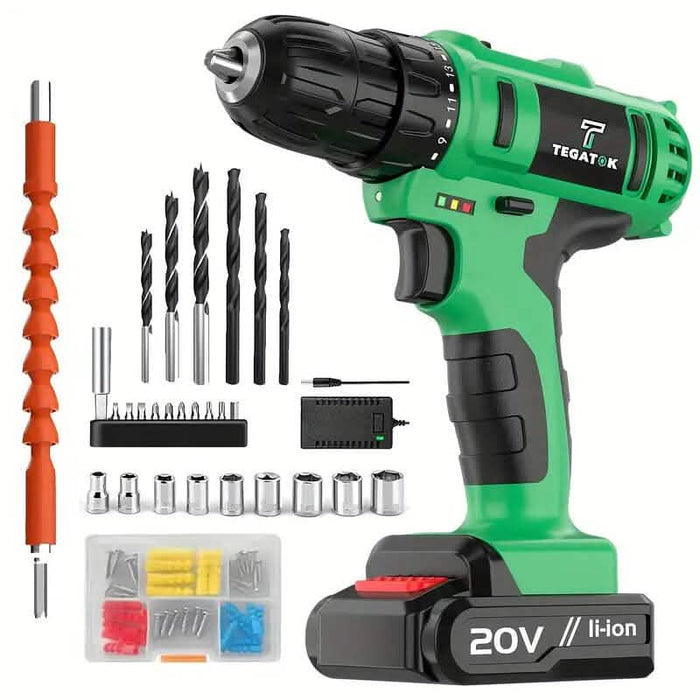 Tegatok 20V Cordless Drill Set by DailySale