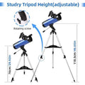 Telescope for Beginner 114mm Aperture 500mm AZ Mount Astronomical Reflector by DailySale