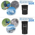 Telescope for Beginner 114mm Aperture 500mm AZ Mount Astronomical Reflector by DailySale