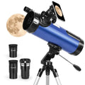 Telescope for Beginner 114mm Aperture 500mm AZ Mount Astronomical Reflector by DailySale