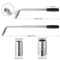 Telescoping Lug Wrench Extendable Tire Wheel Nut with CR-V Sockets by DailySale