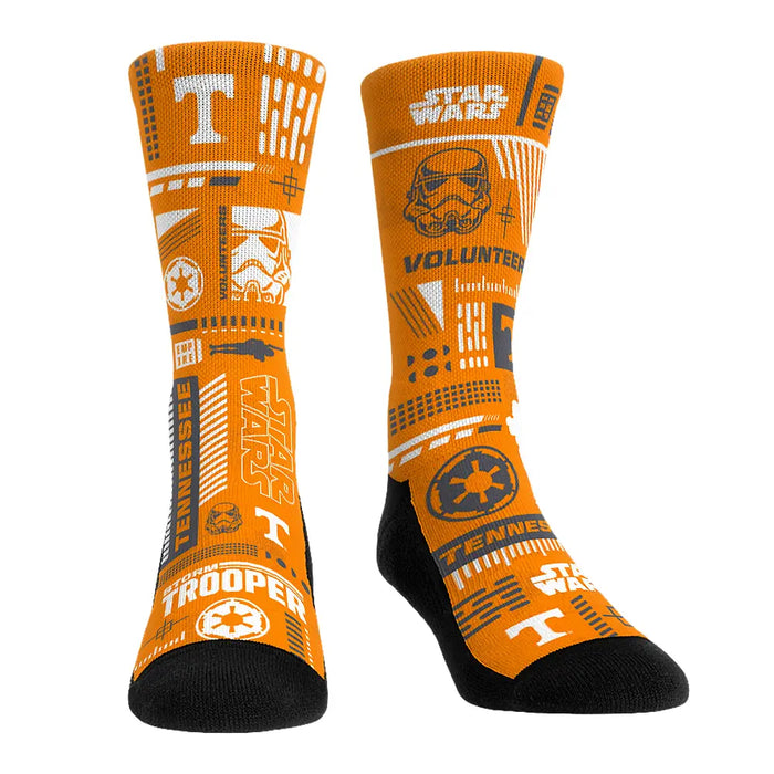 Tennessee Volunteers - Star Wars - Stormtrooper Pattern by Rock 'Em Socks