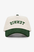 "TENNIS" Reversed Corduroy Hat by Ace The Moon