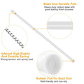 Tension Curtain Rod Spring Load Adjustable Curtain Pole by DailySale