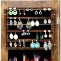 Tesmula Fashion Simple Jewelry Storage Mirror Cabinet With LED Lights by DailySale