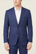 Lauren by Ralph Lauren Mens Blazer Short Plaid Linen, Size 44S by Vanessa Jane