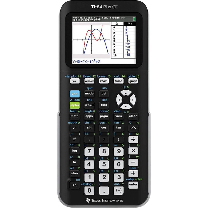 Texas Instruments TI-84 PLUS CE Graphing Calculator (84PLCE/PWB/2L1/A) (Refurbished) by DailySale