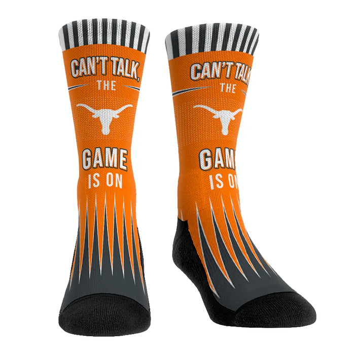 Texas Longhorns - Can't Talk by Rock 'Em Socks