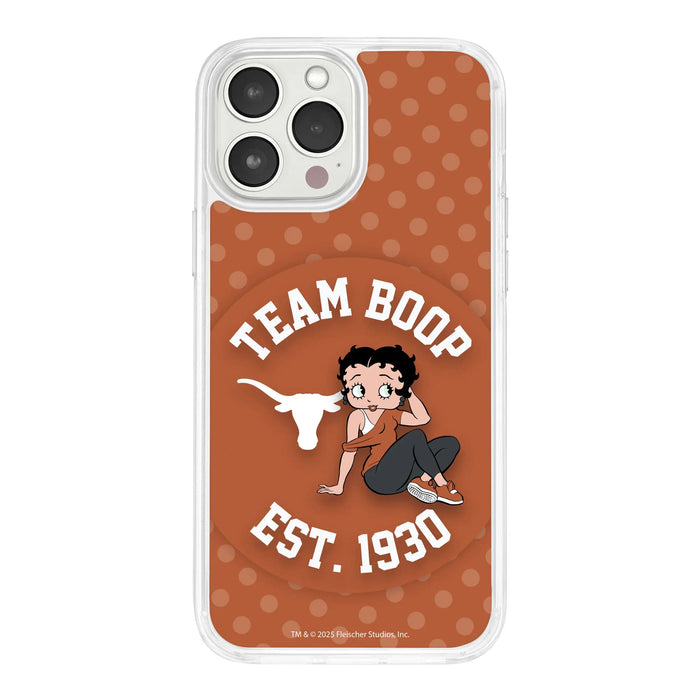 Texas Longhorns X Betty Boop HD Apple iPhone 12 Mag-Safe Phone Case by Affinity Bands