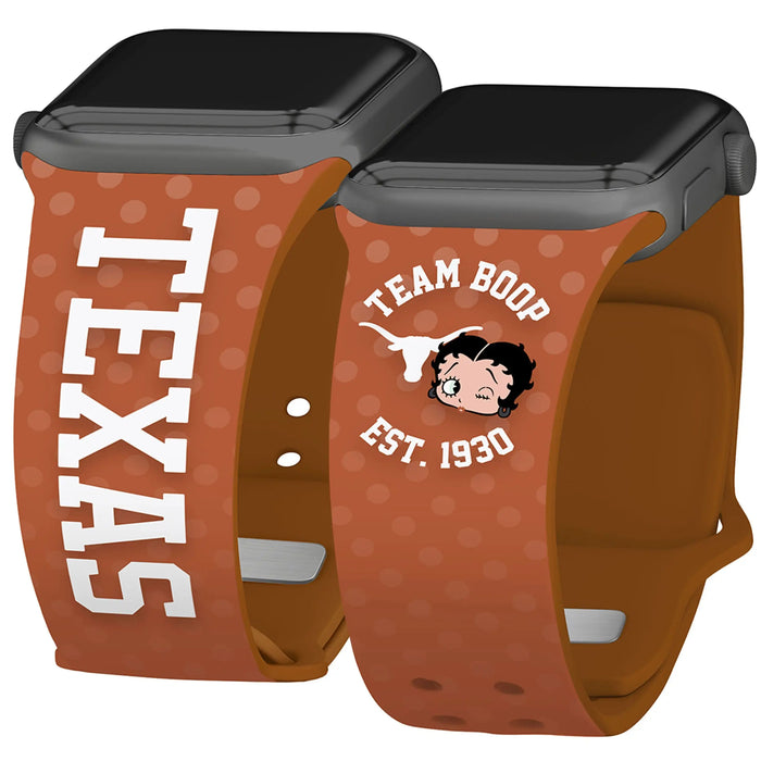 Texas Longhorns X Betty Boop HD Apple Watch Band by Affinity Bands