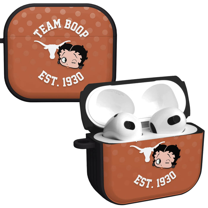 Texas Longhorns X Betty Boop HDX Apple AirPods Gen 3 Case Cover by Affinity Bands