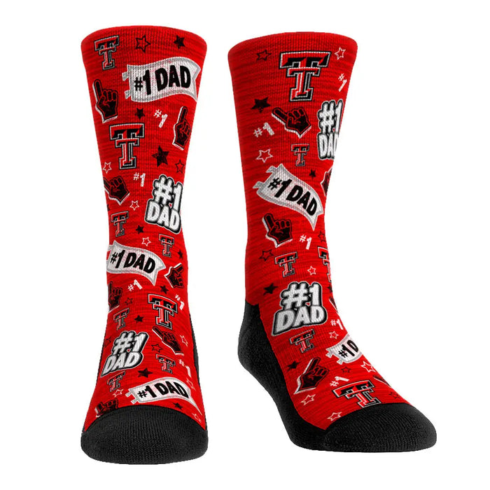 Texas Tech Red Raiders - #1 Dad by Rock 'Em Socks