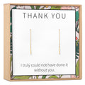 Thank You Earrings by Dear Ava