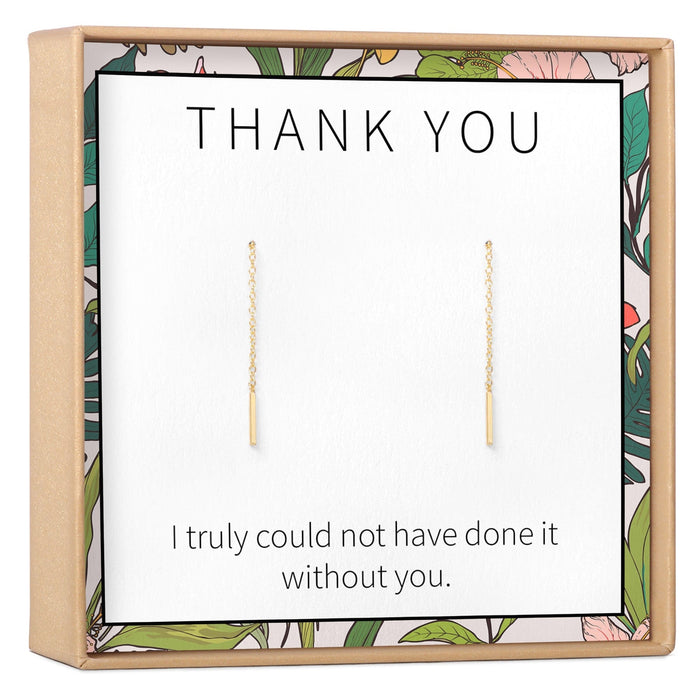 Thank You Earrings by Dear Ava