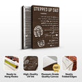 Thank You For Being The Father You Didn't Have To Be Happy Father's Day Sign by Tailored Canvases