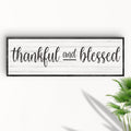 Thankful And Blessed Sign III by Tailored Canvases