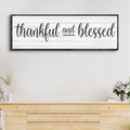 Thankful And Blessed Sign III by Tailored Canvases