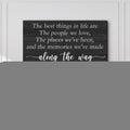 The Best Things In Life Sign III by Tailored Canvases