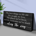 The Best Things In Life Sign III by Tailored Canvases