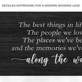 The Best Things In Life Sign III by Tailored Canvases