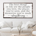 The Best Things In Life Sign IV by Tailored Canvases