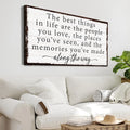 The Best Things In Life Sign IV by Tailored Canvases