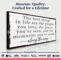 The Best Things In Life Sign IV by Tailored Canvases