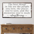 The Best Things In Life Sign IV by Tailored Canvases