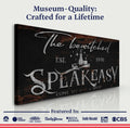 The Bewitched Speakeasy Halloween Sign III by Tailored Canvases