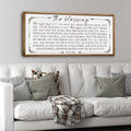 The Blessing Faith Sign by Tailored Canvases