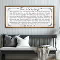 The Blessing Faith Sign by Tailored Canvases