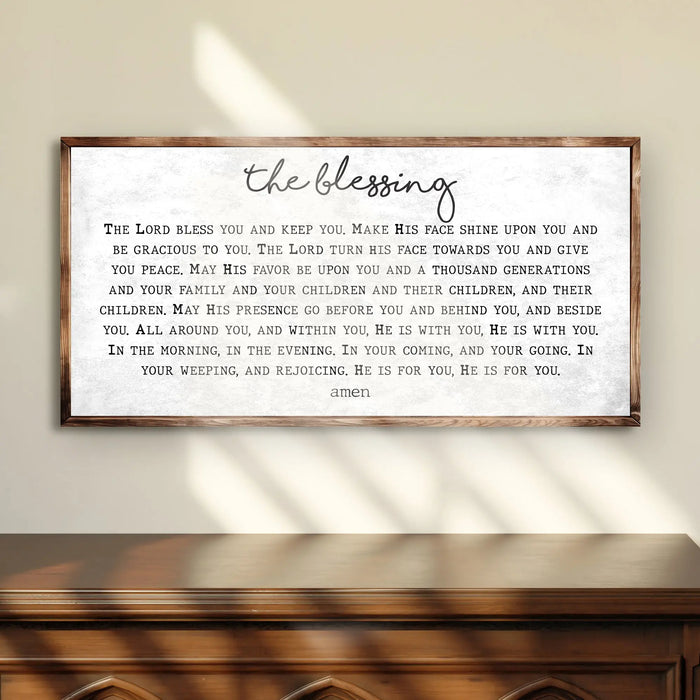 The Blessing Faith Sign II by Tailored Canvases