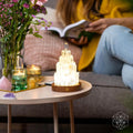 The Clear Quartz Manifestation Tower Lamp by Conscious Items