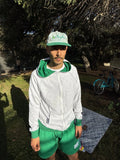 The Court to Cafe Zip Up Hoodie by Ace The Moon