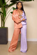 The “Crazy Cool” Purple and Orange Set by Fasheabe