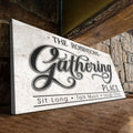 The Gathering Place Personalized Sign by Tailored Canvases