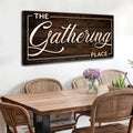 The Gathering Place Sign by Tailored Canvases