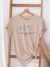 The Grass Withers Graphic Tee - Tan