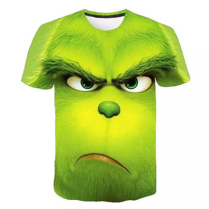 The Grinch 3D T-Shirt Men's Round Neck Short Sleeve by DailySale