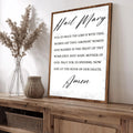 The Hail Mary Faith Sign by Tailored Canvases
