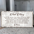 The Hail Mary Faith Sign II by Tailored Canvases