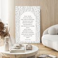 The Hail Mary Faith Sign III by Tailored Canvases